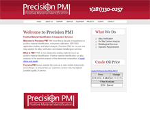 Tablet Screenshot of precision-pmi.com